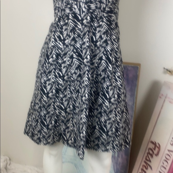 Nanette Lepore Cotton Silk Black White Dress - Picture 3 of 13